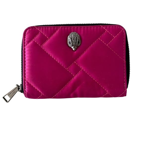 Kurt Geiger Handbags - Kurt Geiger Pink Quilted Wallet
